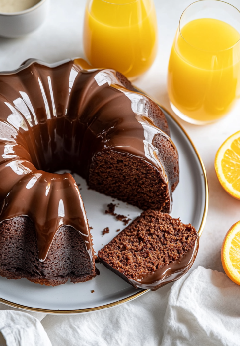 Easy Chocolate Orange Cake